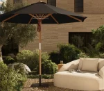 Centre Pole Teak Umbrella GU1003TEAK/D270 - Image 2