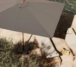 Teak Centre Pole Umbrella GU1003TEAK/2X3M