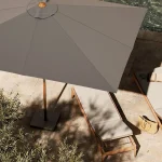 Teak Centre Pole Umbrella GU1003TEAK/2X3M