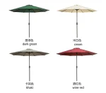 Centre Pole Garden Umbrella GU1003/D270/White - Image 3