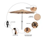 Centre Pole Umbrella Tilt GU1003K - Image 3
