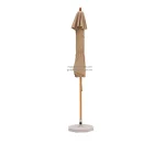 Centre Pole Garden Umbrella Teak Wood GU1003TEAK/D250 - Image 4