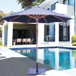 Centre Pole Garden Umbrella Teak Wood GU1003TEAK/D250