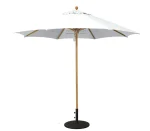 Centre Pole Teak Umbrella GU1003TEAK/D270 - Image 12