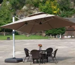 Large Cantilever Parasol GU1080/3.5X3.5M/Khaki