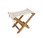 Folding Stool Teak LC003