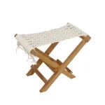 Folding Stool Teak LC003