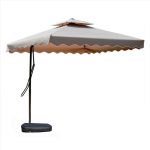 Side Pole Patio Umbrella GU607/250CM/Khaki - Image 2
