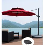 Side Pole Patio Umbrella GU01112/D300CM/RED