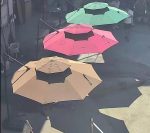 Side Pole Patio Umbrella GU01112/D300CM/COFFEE - Image 2