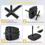 Side Pole Umbrella Base SPWB60L - Image 2