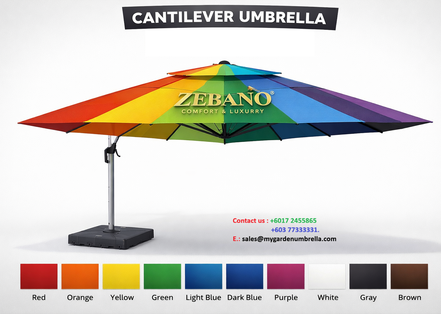 Custom Make umbrella Malaysia (1) Custom Make In Your Desired Color - Image 1