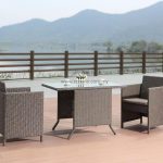 Outdoor wicker balcony set PS-50380