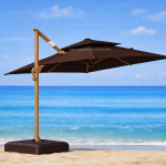 Cantilever Parasol Beach Umbrella GU6326/2.5M/Coffee