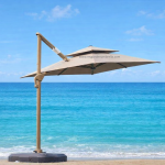 Cantilever Parasol Beach Umbrella GU6326/2.5M/KHAKI
